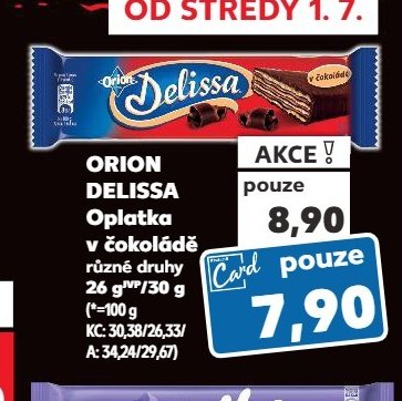 ORION DELISSA Oplatka