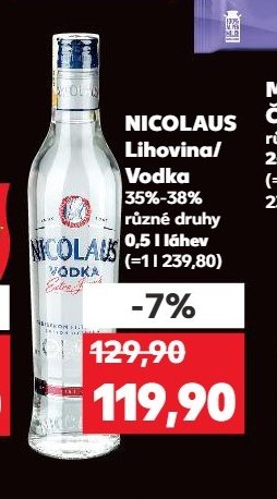 NICOLAUS Lihovina/Vodka