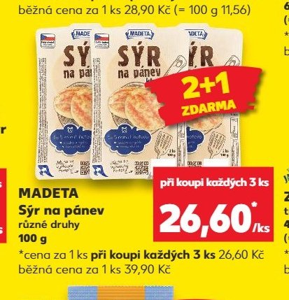 Madeta Sýr na pánev