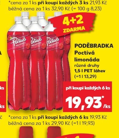 Poděbradka Poctivá limonáda
