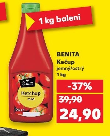 BENITA Kečup jemný/ostrý