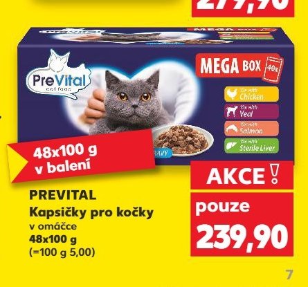 PREVITAL Kapsičky pro kočky
