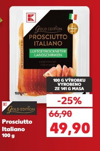 Gold Edition Prosciutto Italiano 100 g