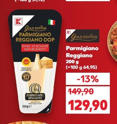 Gold Edition Parmigiano Reggiano 200 g