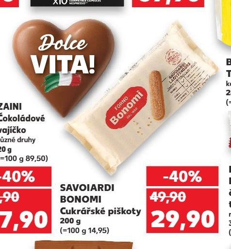 SAVOIARDI BONOMI Cukrářské piškoty 200 g