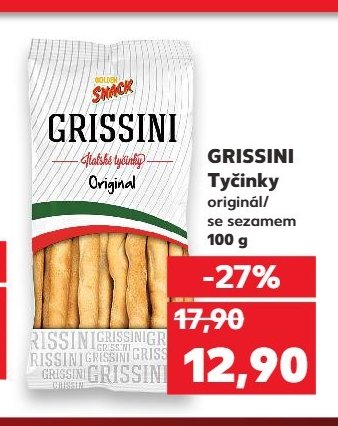 GRISSINI Tyčinky originál/se sezamem 100 g