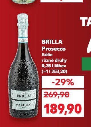BRILLA Prosecco 0,75 l
