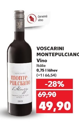 VOSCARINI MONTEPULCIANO Víno