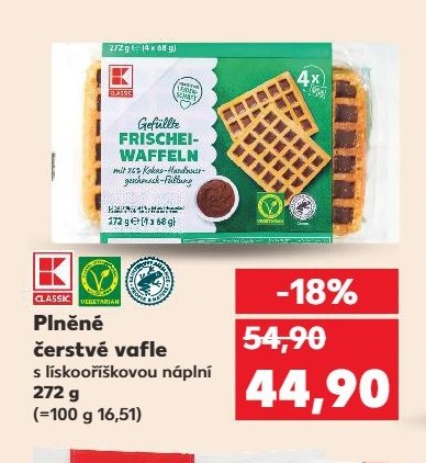 CLASSIC Gefüllte Frische-Waffeln