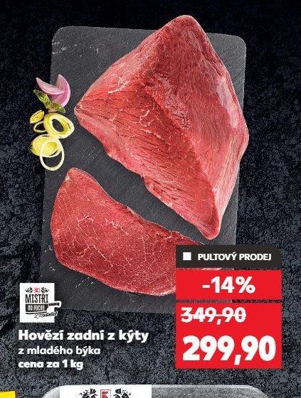 Hovězí zadní z kýty