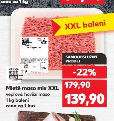 Mleté maso mix XXL