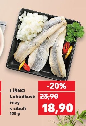 LÍŠNO Lahůdkové řezy s cibulí