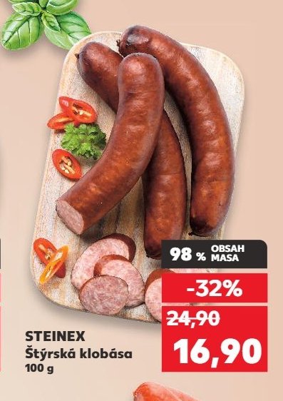 STEINEX Štýrská klobása 100 g