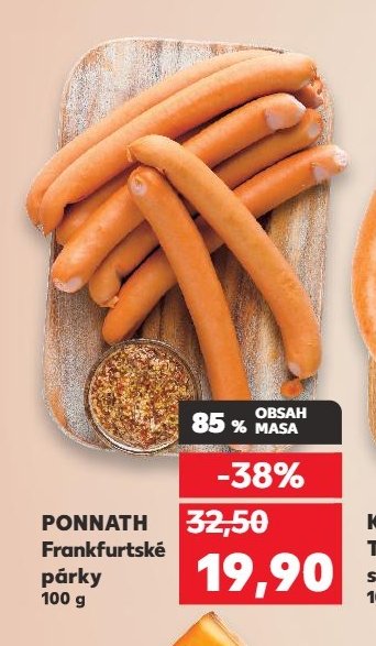 PONNATH Frankfurtské párky 100 g