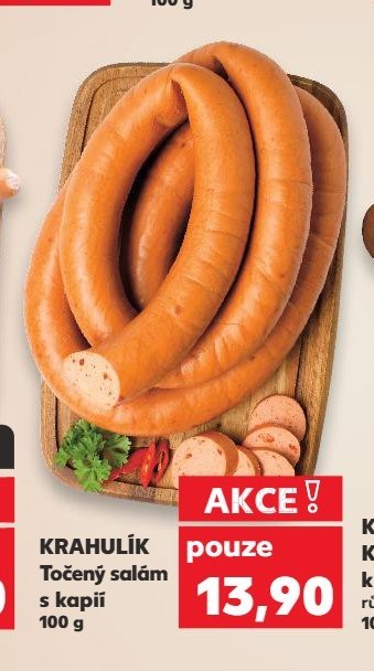KRAHULÍK Točený salám s kapií 100 g