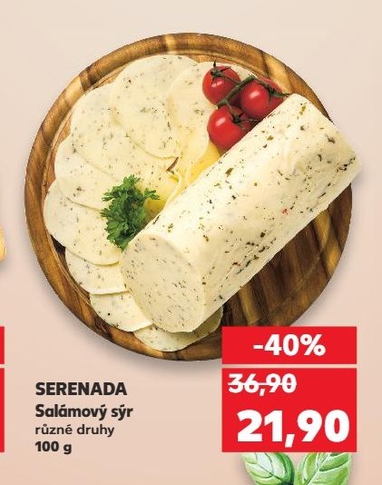 SERENADA Salámový sýr různé druhy 100 g