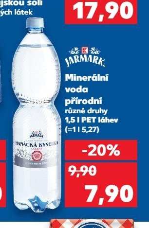 Minerální voda přírodní 1,5 l