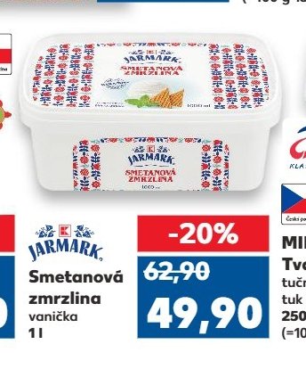 Jarmark Smetanová zmrzlina 1 l