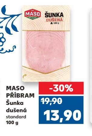 MASO PŘÍBRAM Šunka dušená standard 100 g
