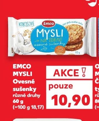 EMCO MYSLI Ovesné sušenky různé druhy 60 g