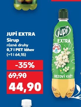 JUPÍ EXTRA Sirup