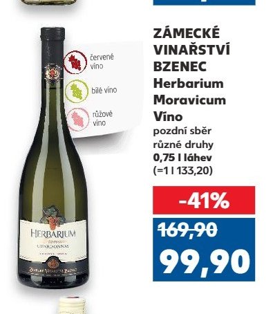 ZÁMECKÉ VINAŘSTVÍ BZENEC Herbarium Moravicum Víno
