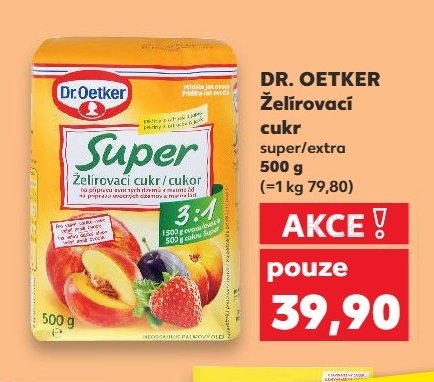 DR. OETKER Želírovací cukr super/extra 500 g