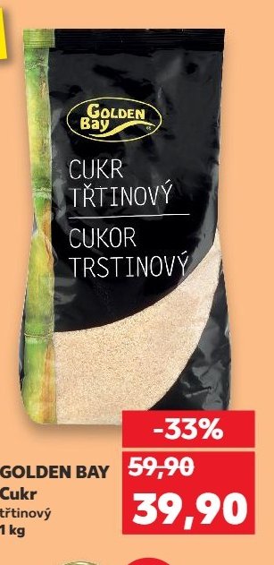 GOLDEN BAY Cukr třtinový 1 kg