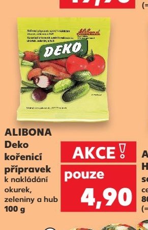 ALIBONA Deko kořenicí přípravek k nakládání okurek, zeleniny a hub 100 g