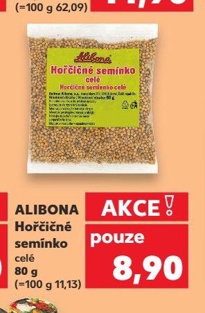 ALIBONA Hořčičné semínko celé 80 g