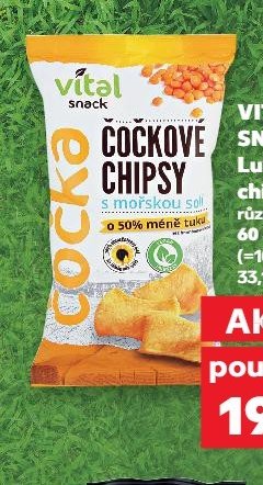 Vital Snack Čočkové chipsy 60 g