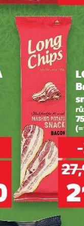 Long Chips Bramborový snack 75 g