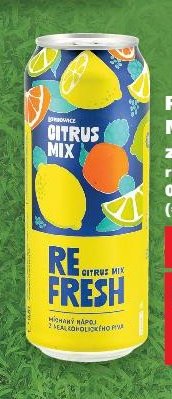 Refresh Míchaný nápoj z piva 0,5 l