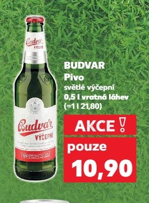 Budvar Pivo světlé výčepní