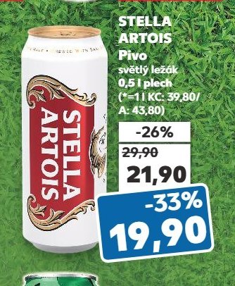 Stella Artois Pivo světlý ležák