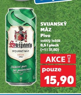 Svijanský Máz Pivo světlý ležák