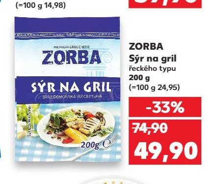 ZORBA Sýr na gril