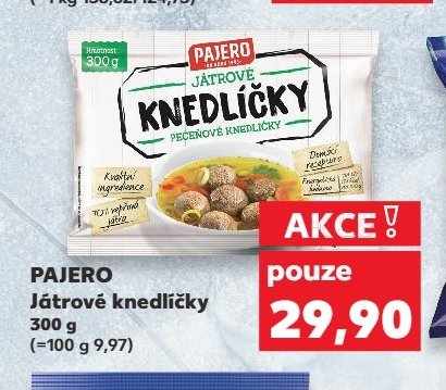 Pajero Játrové knedlíčky