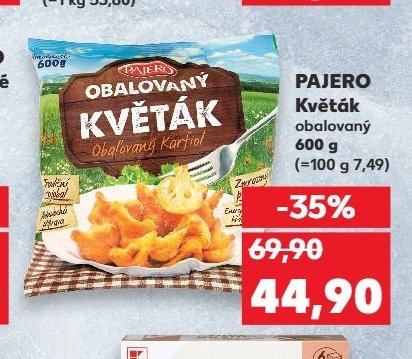 Pajero Obalovaný květák