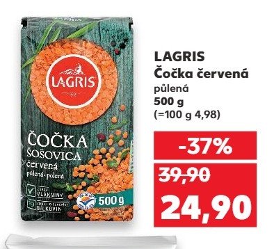 Lagris Čočka červená