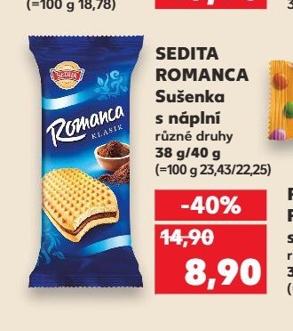 SEDITA ROMANCA Sušenka 38 g