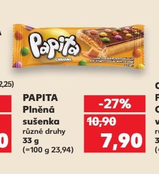 PAPITA Plněná sušenka 33 g