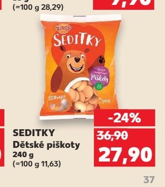 SEDITKY Dětské piškoty 240 g