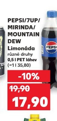 Pepsi/7UP/Mirinda/Mountain Dew Limonáda