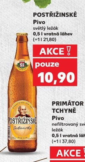 POSTŘIŽINSKÉ Pivo