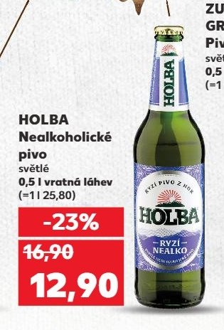 HOLBA Nealkoholické pivo