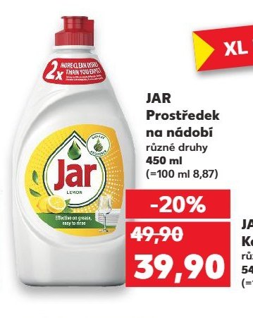 JAR Prostředek na nádobí