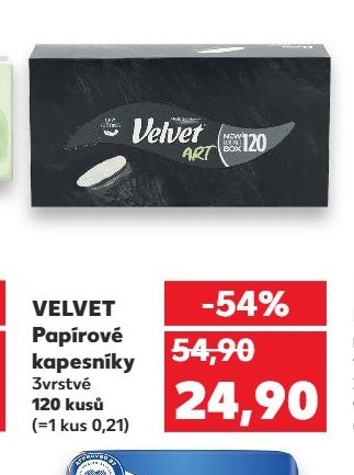 Velvet Papírové kapesníky