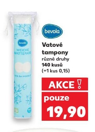 Bevola Vatové tampony
