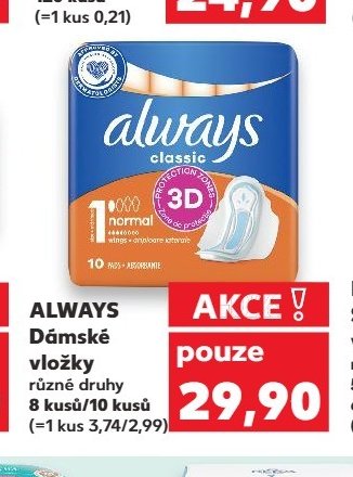 Always Dámské vložky